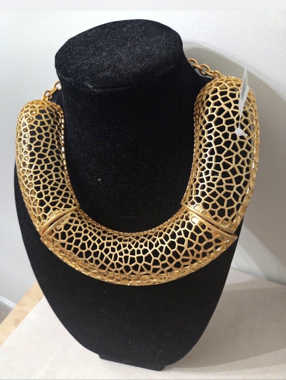 Mexa Khoi Gold Collar Necklace - Statement Women’s Jewelry, BRAND NEW, TAG ON - Picture 2 of 2